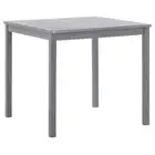 Solid Acacia Wood Garden Table Grey 80cm Outdoor Tea Side Coffee Stand vidaXL
