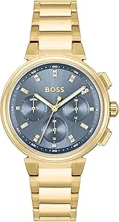 [Hugo Boss] Women's One 1502677 Quartz Watch, Blue, 38 mm Case Diameter