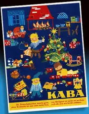 Age Advent Calendar 1960er Kaba Plantagentrank Christmas Werbeausgabe