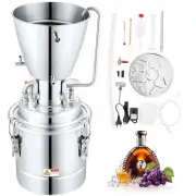 VEVOR 10L Alcohol Distiller Machine Brewing Equipment DIY Whiskey Home Still