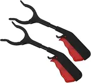 Alipis 2pcs Trash Picker Garbage up Stick Paper Cup Stick Grabber Garbage Gripper Grabber Tool Trash Grabber Tool Grabber Short Grabber Grabber Iron Black