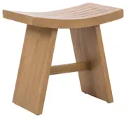 Zara Teak Stool, Natural