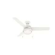 Hunter 52" Aker Ceiling Fan with LED Light Pull Chain Modern Casual Transitional