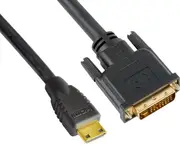 Astrotek Mini HDMI To DVI Cable 60cm 19 pins Male to 24+1 pins Male Gold Plated