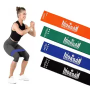 Morgan Sports Micro Knitted Resistance Bands - Woven Design - Washable