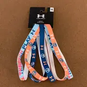 Under Armour Girls One Size Multicolor UA Graphic Headbands 6 Pack NWT