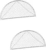ANDRESLAD 2 Pcs Japanese Style Thickened Mesh Cooking Tool Fine Mesh Sieve for Restaurant for Tempura Healthier Cooking