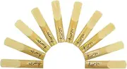 Labymos 10pcs Pieces Reed Strength 2.5 2-1/2 Reed Bamboo for Traditional bB Clarinet Accessories