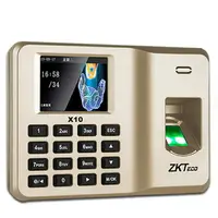在飛比找樂天市場購物網優惠-考勤機 ZKTeco/中控智慧x10指紋考勤機指紋式打卡機上