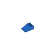 Lego Part Blue Slope 2 x 3 (25°) with Rough Surface Qty 1 (3298)