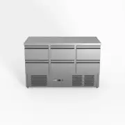 FED-X Six Drawer Compact Workbench Fridge - Pizza Prep Fridges (XGNS1300-6D)