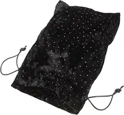 VILLFUL Tarot Bag Lightweight Drawstring Pouch for Tarot Cards Jewelry Crafts Portable Storage for Travel Comfortable Supple Material present