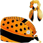 [YTYVAGT] Scrub Caps Women,Scrub Hats Suitable for Women,Dot Basketball Texture