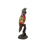 Parrot Tiffany Table Lamp