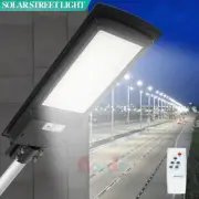 Commercial 9900000LM Solar Street Light IP67 Sensor Spotlight LED Road Lamp+Pole