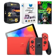 Nintendo Switch OLED Mario RED Edition + Luigi’s Mansion 3 Bundle