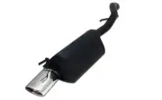 muffler for Fiat Bravo II Hatchback 1.4i 120HP 2007-2014 Single Oval Tip 95x65mm