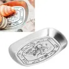 (Fruits And Vegetables)Food Serving Tray Tinplate Camping Tableware Portable EOB