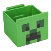 Minecraft Creeper Streaming Snack Bowl