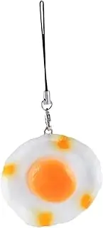 Healeved Fake Fried Egg Model Realistic Kitchen Decor Restaurant Prop Craftsmanship Durable Hanging Decoration for Supermarket Displays and Photography