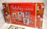 NEW-SEALED Holiday Cards Embellished Christmas Hand-Crafted 30 Count Assorted