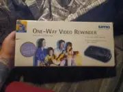 Vintage Sima SRW-V1HB One-Way Black Video Rewinder Sealed Oop Rare Brand New
