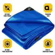 CORE TARPS 20-Mil Tarp 20-ft x 30-ft Heavy Duty Waterproof Polyethylene Blue