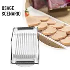 Lunch Meat Slicer Stainless Steel Wires Cutter for Cheese Egg Vegetable