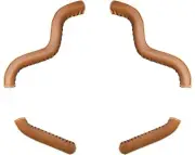 Polaris Genuine Leather Mustache Highway Bar Wraps, Pair