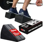 MuscleForge Squat Wedge Block - Calf Stretcher for Stretching, Agility and Squat Training - Incline Board, Slant Board for Mobilisation