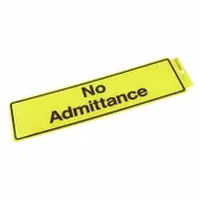 Sandleford No Admittance Self Adhesive Sign
