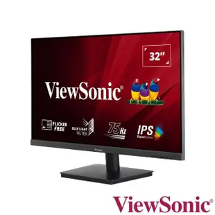 【ViewSonic 優派】VA3209-MH 32型 IPS FHD 75Hz 平面窄邊框螢幕(內建喇叭/4ms)