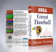 Sega Master System Case - NO GAME - Great Baseball