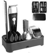 Sminiker Professional 5 in 1 Waterproof Groom Kit Hair,Beard,Mustache,Nose Trim
