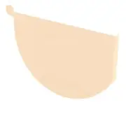 WA NEW Stratco Smoothline Gutter Stop End Smooth Cream
