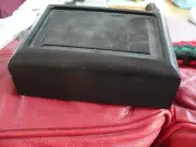 Black wood box for needlework cross-stitch insert