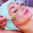 Vibrating Jade Roller Massager and Depuffer