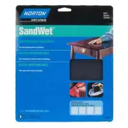 Norton 48052 9" X 11" 2000 Grit Sandwet Waterproof Sandpaper 10 PACK