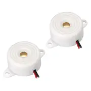 2 Pcs DC 12V Active Electronic Buzzer Alarm Sounder Intermittent Beep Speaker