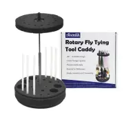 Aventik 360° Rotary Fly Tying Tool Caddy Removable for Holding Fly Tying Tools