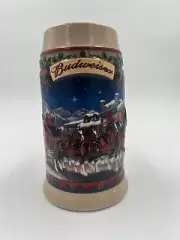 Budweiser Stein Collector Mug 2003 Old Towne Holiday Christmas CS560