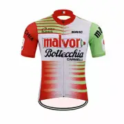 Retro Mens MALVOR Cycling Jersey Bicycle Jersey Cycling Shirt Bike Jersey Tops