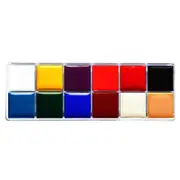 12 Colours Face Body Paint Oil Painting Art Make Up Set Halloween Party