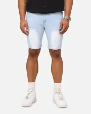[SAINT MORTA] Saint Morta Dynasty Denim Shorts Pale Blue - Size 30 30 Pale Blue
