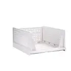 Stackable Storage Basket Plastic Large Open Drawer Wardrobe Cloth Container F GE
