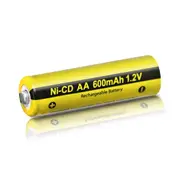 10x 600mAh NICD Rechargeable AA Battery For Solar Garden Light 1.2v Battery