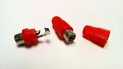 RCA Inline Jack, Plastic 4J1-200 4 pcs