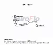 Exhaust Pipe fits TOYOTA COROLLA E10 1.8 Front 93 to 95 7A-FE EuroFlo 174101A030