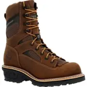 GEORGIA MENS LTX 9" COMPOSITE TOE WATERPROOF LOGGER WORK BOOTS GB00617 NEW