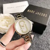 在飛比找蝦皮購物優惠-Marc JACOBS 男女時尚商務合金錶殼鋼錶帶手錶石英禮